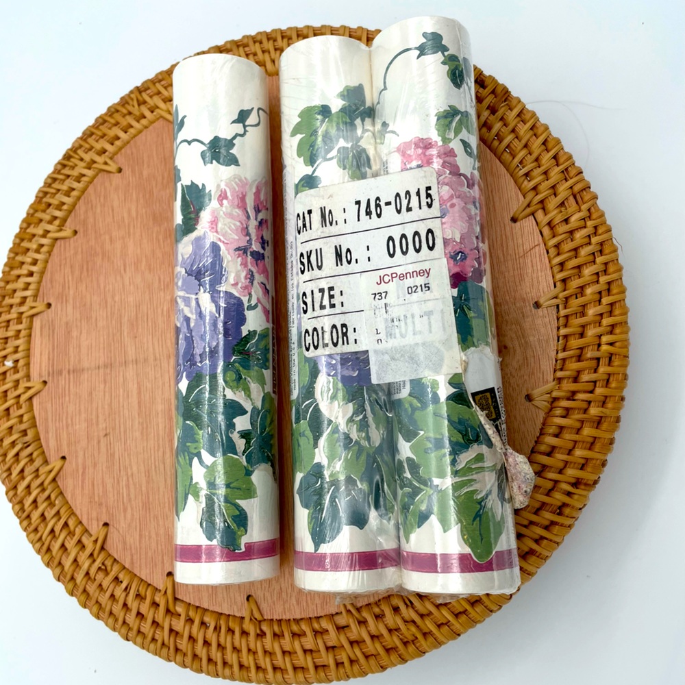 JCPenney Vintage Floral Wallcovering Border